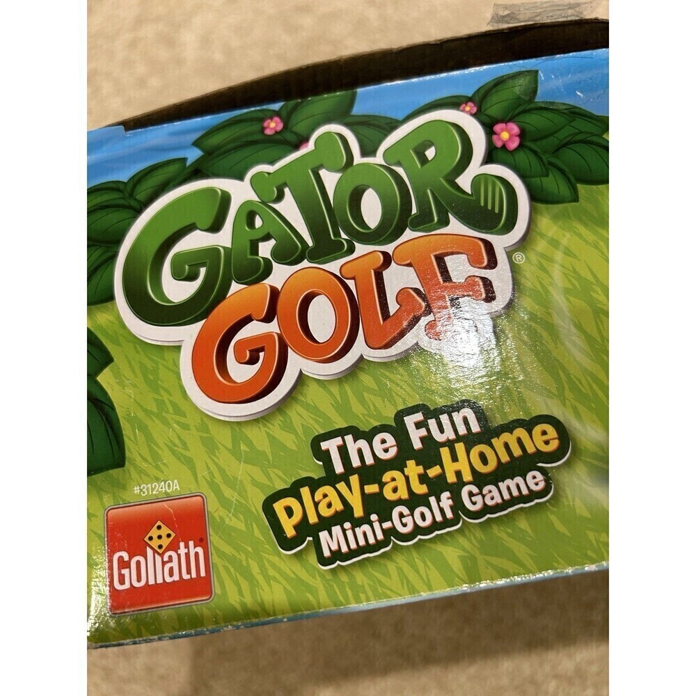 GATOR GOLF - Putt The Ball Into The Gator’s Mouth To Score Game By Goliath - Picture 7 of 7